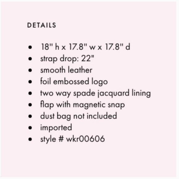 kate spade white black polka dot tea party teapot crossbody bag purse nwt - Picture 9 of 9